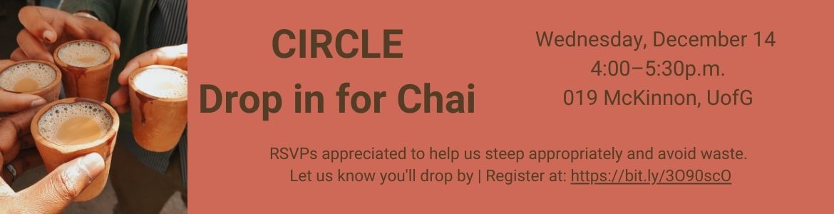 Drop in for Chai on December 14th
