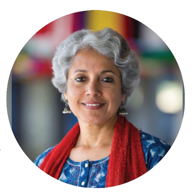 Dr. Soumya Swaminathan, smiling.