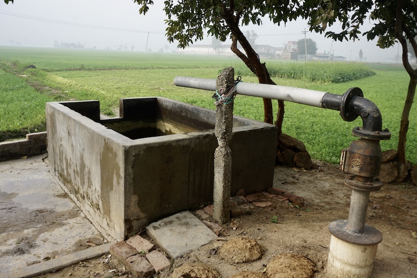 Groundwater aquifer in Kurukshetra, Haryana, India